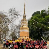 เทศบาลตำบลแม่อายร่วมกับชมรมแม่อายไบค์ จัดกิจกรรมปั่นไหว้พระธาตุ เพื่อส่งเสริมการท่องเที่ยว
