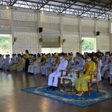 พิธีทำบุญตักบาตรและพิธีลงนามถวายพระพรชัยมงคล เนื่องในโอกาสวันเฉลิมพระชนมพรรษา พระบาทสมเด็จพระเจ้าอยู่หัว รัชกาลที่ ๑๐