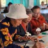 โครงการส่งเสริมการฝึกอาชีพให้ผู้สูงอายุ การทำดอกไม้จันทน์-การจักสานไม้ไผ่ ประจำปีงบประมาณ พ.ศ. ๒๕๖๓